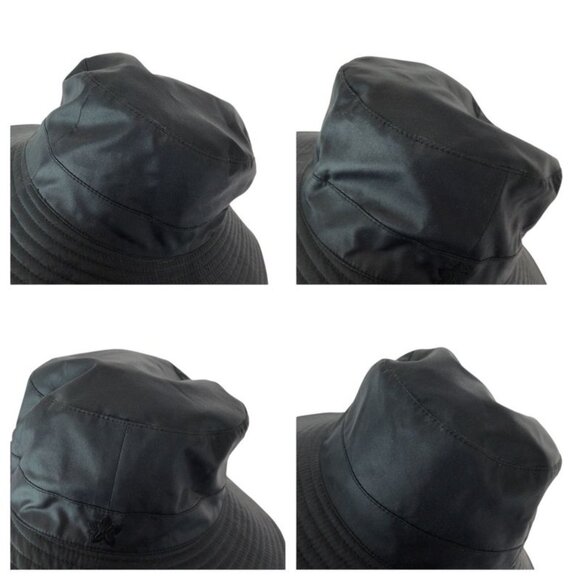 Hermes Black Silk Bucket Hat Noir